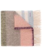 Ps Paul Smith Embroidered Logo Scarf - Neutrals