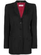 Dolce & Gabbana Vintage 1990's Tonal Stripes Jacket - Black