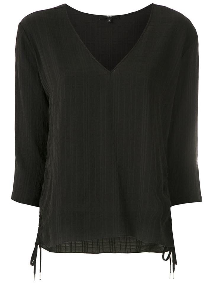 Magrella Gathered Top - Black