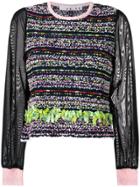 20:52 Distressed Design Sweater - Blue