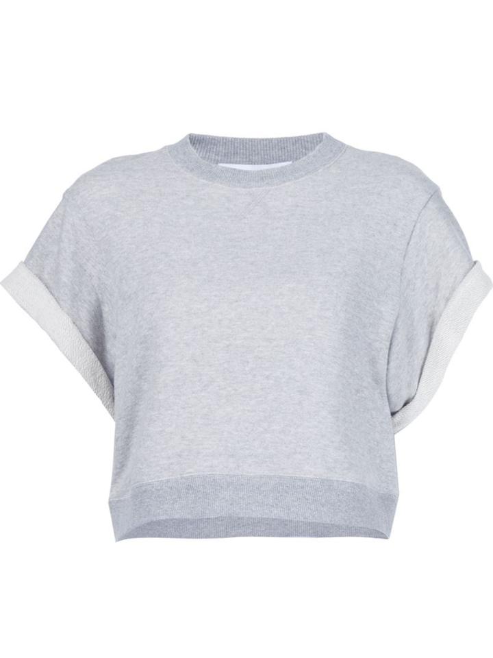 Derek Lam 10 Crosby Knot Detail Sweatshirt Dress