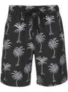 Onia Onia Ms0875 African Palm Synthetic->polyester - Black