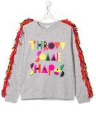 Stella Mccartney Kids Teen Throw Some Shapes Print Sweatshirt - Grey