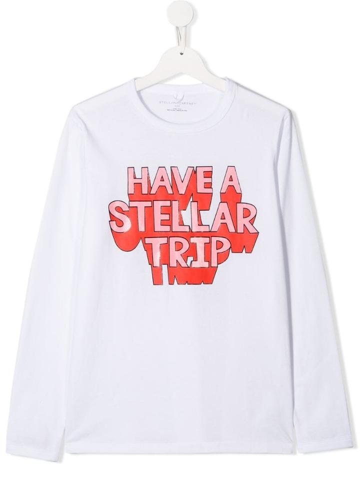 Stella Mccartney Kids Graphic Print T-shirt - White