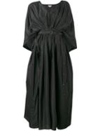 Kenzo - Caped Dress - Women - Silk/polyester - 36, Women's, Black, Silk/polyester