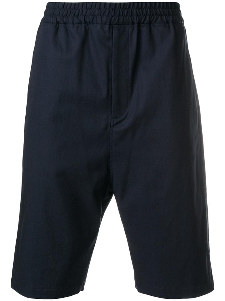 Neil Barrett Elasticated Waist Shorts - Blue