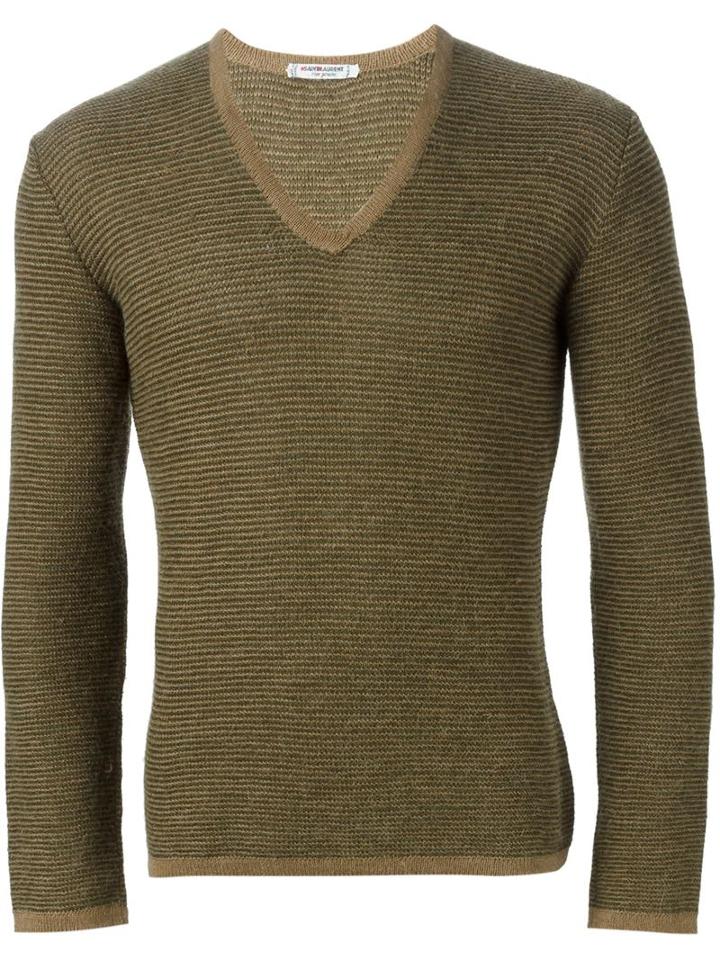 Yves Saint Laurent Vintage Striped Sweater