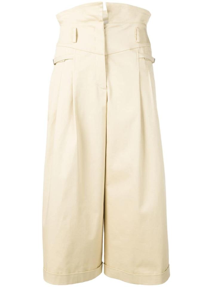 Alberta Ferretti High-waisted Culottes - Neutrals