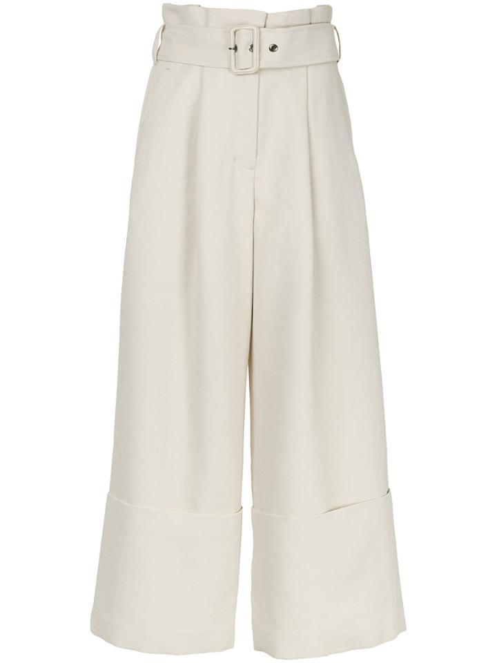 Aula High-waisted Palazzo Pants - Grey