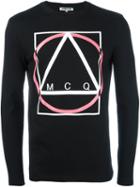 Mcq Alexander Mcqueen Multi Geo Print T-shirt, Men's, Size: Medium, Black, Cotton