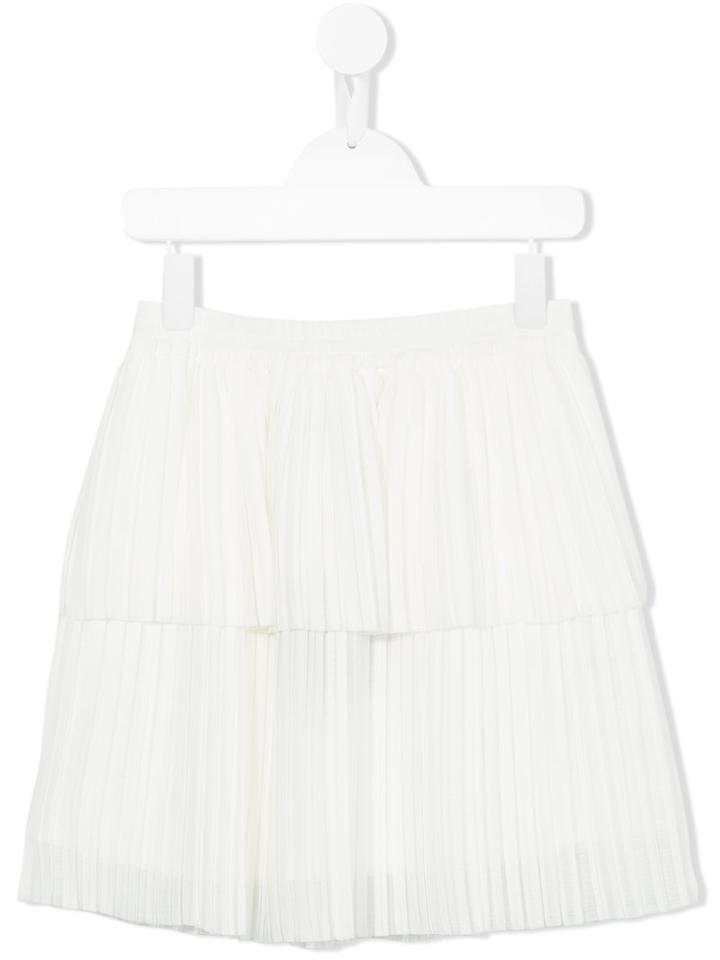 Little Remix Pleated Skirt, Girl's, Size: 16 Yrs, White