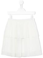 Little Remix Pleated Skirt, Girl's, Size: 16 Yrs, White