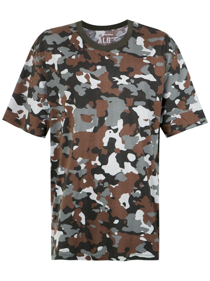 À La Garçonne Camouflage Oversized À La Garçonne X Hering T-shirt -