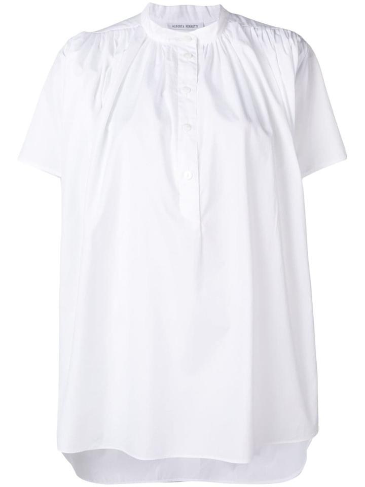 Alberta Ferretti Button-up Blouse - White