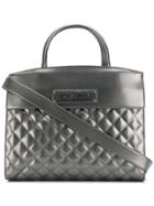 Love Moschino Logo Quilted Tote - Grey