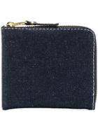 Comme Des Garçons Homme Denim Wallet - Blue
