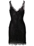 Amen Crystal-embellished Short Dress - Black