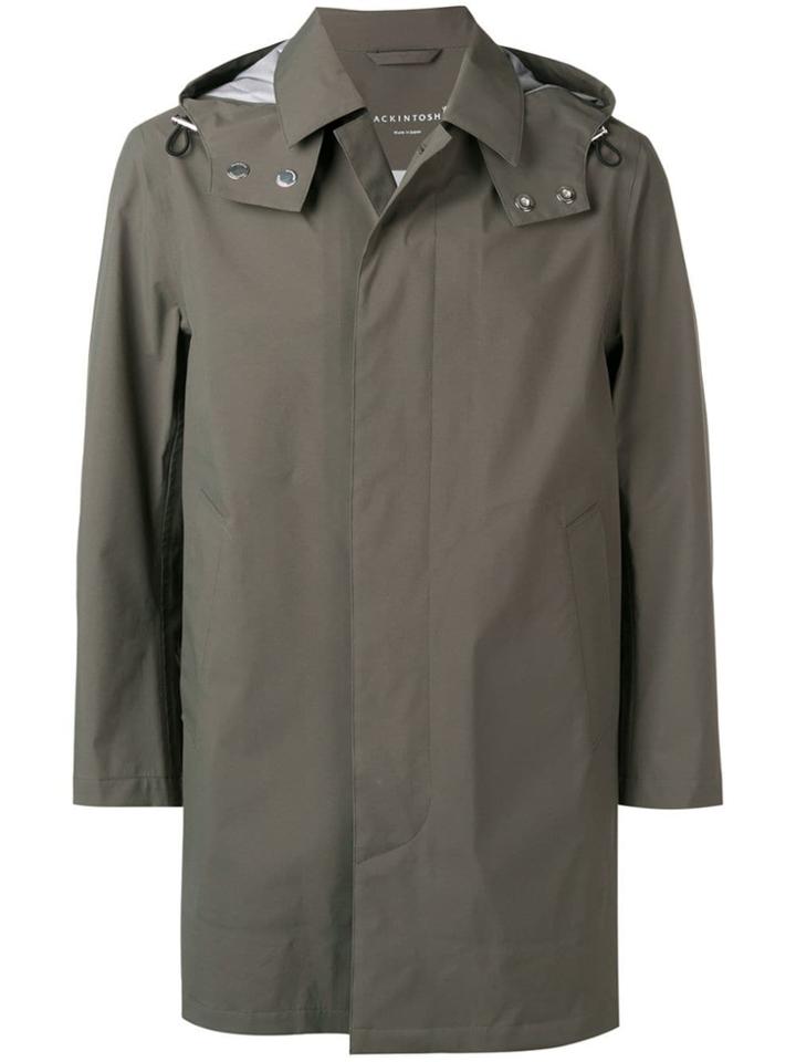 Mackintosh Event Hooded Coat - Green