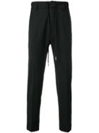 Diesel Drawstring Cropped Trousers - Black