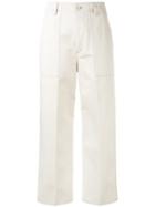 Golden Goose Deluxe Brand - Patch Trousers - Women - Cotton - Xs, Nude/neutrals, Cotton