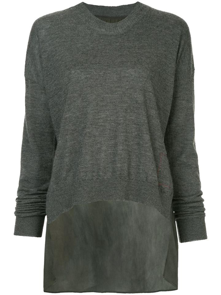 Uma Wang Slouchy Jumper - Grey