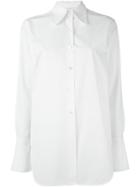 Ports 1961 Poplin Shirt, Women's, Size: 40, White, Cotton
