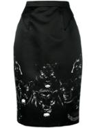 Ktz Lace Up Skirt - Black