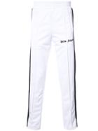 Palm Angels Side-striped Track Pants - White