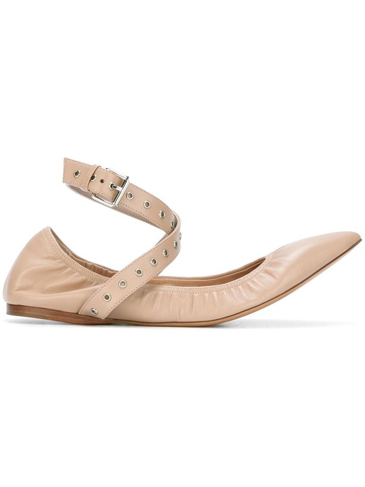 Valentino 'love Latch' Ballerinas