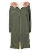 Yves Salomon Army Reversible Fur Parka - Green