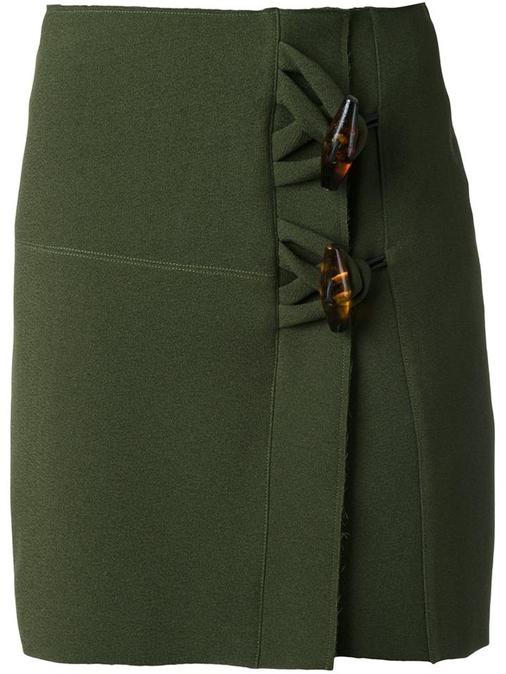 Christopher Esber Dual Knot Resin Mini Skirt