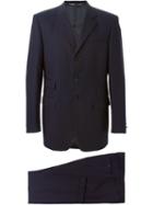Dolce & Gabbana Vintage Pinstripe Suit, Men's, Size: 50, Blue