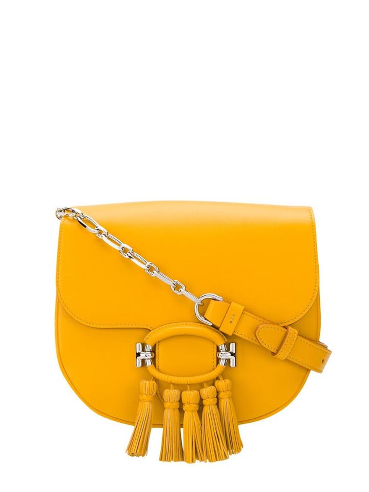 Tod's Tassel Detail Shoulder Bag - Yellow