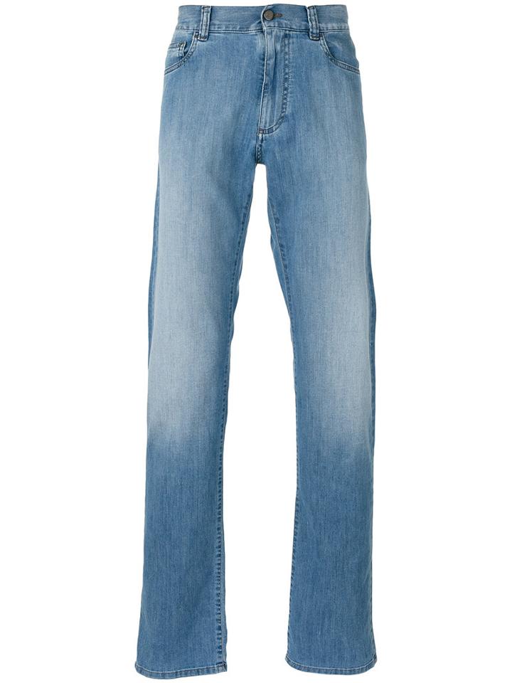 Canali Regular Jeans, Men's, Size: 56, Blue, Cotton/elastodiene/polyester