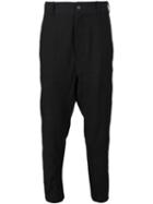 Ann Demeulemeester Drop-crotch Trousers, Men's, Size: Xl, Black, Linen/flax/rayon/wool