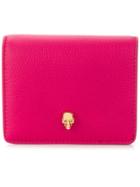 Alexander Mcqueen Skull Bifold Wallet - Pink & Purple