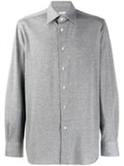 Kiton Plain Relaxed-fit Shirt - Grey