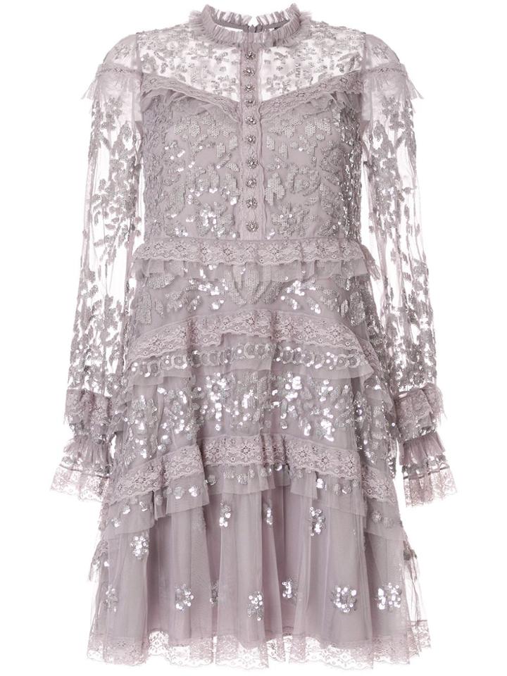 Needle & Thread Ava Dress - Grey