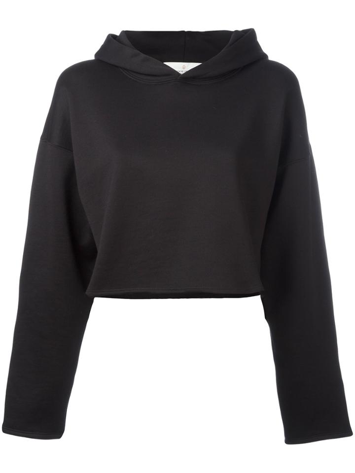 Golden Goose Deluxe Brand Cropped Hoodie - Black