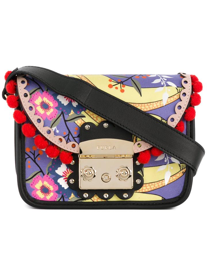 Furla Floral Printed Crossbody Bag - Multicolour