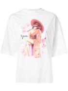 G.v.g.v. Geisha Oversized T-shirt, Women's, Size: Xs, White, Cotton/tencel