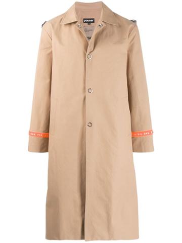 Youser Banded Trench Coat - Neutrals