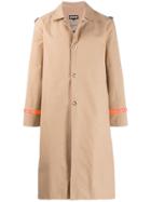 Youser Banded Trench Coat - Neutrals