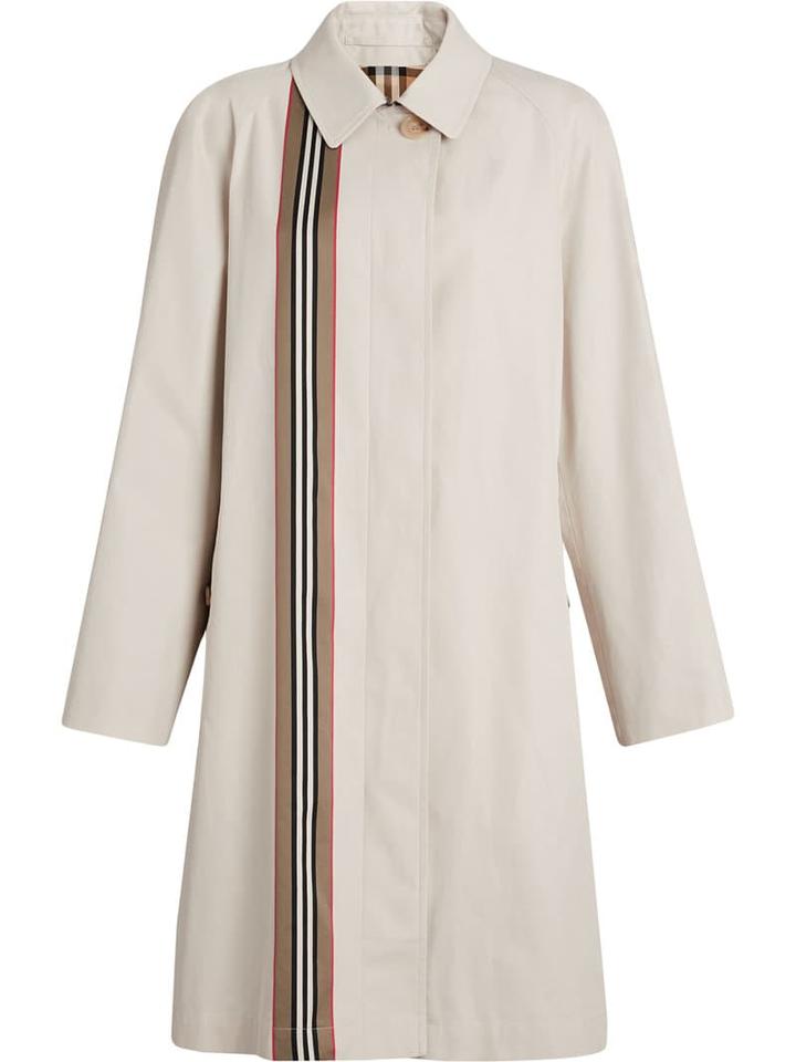 Burberry Heritage Ribbon Cotton Gabardine Car Coat - Neutrals