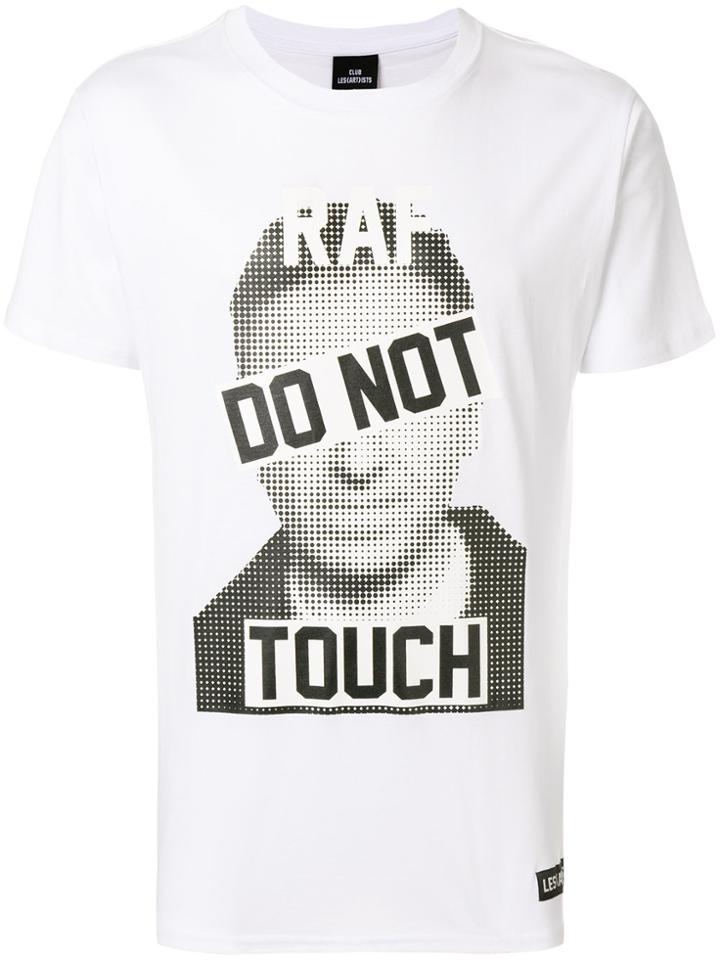 Les (art)ists Do Not Touch Raf T-shirt - White