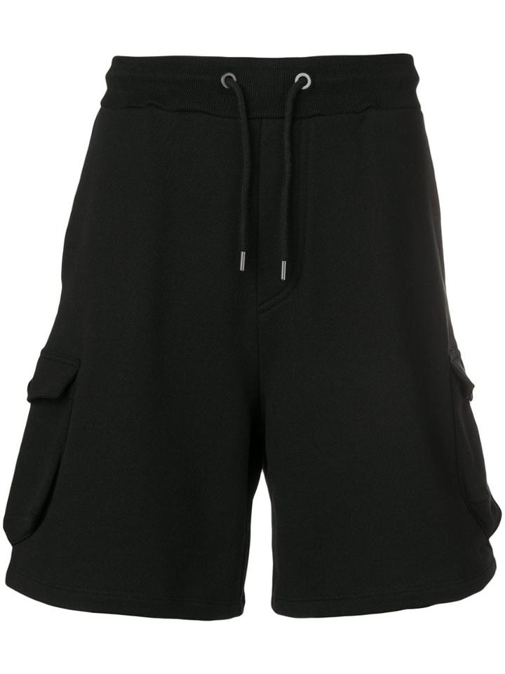 Tom Wood Drawstring Cargo Shorts - Blue