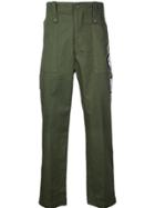 Yang Li High-rise Straight Trousers - Green
