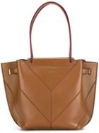 Tod's Drawstring Tote Bag, Women's, Nude/neutrals