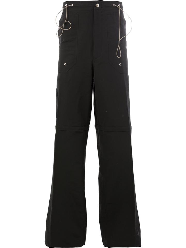 Lanvin Drawstring Waist Trousers - Black