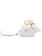 Loewe White Mouse Leather Bag Charm